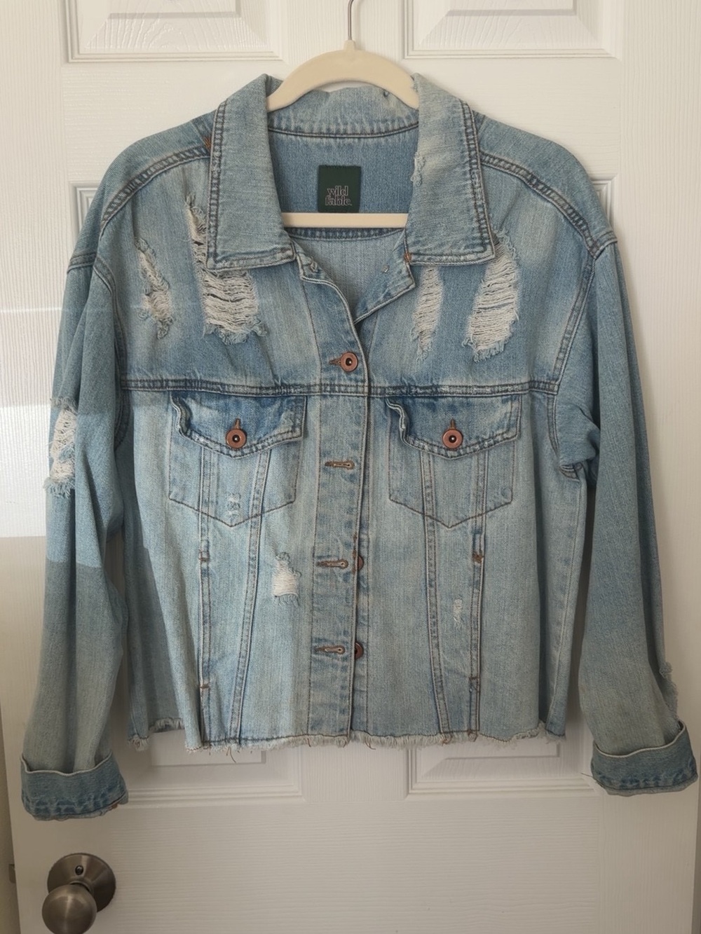 wild fable Light Blue Denim Jacket